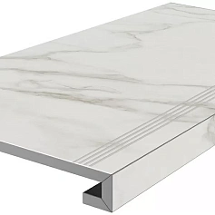 Ступени kerama marazzi sg850192r\gcf клееная Монте Тиберио серый светлый лаппатированный 33x80