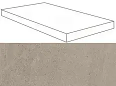 Ступени В. Сильвер Грей Угловая Левая 620070001136 33x60