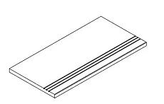 Бортик Италон Магма Айс Грип 620090001374 бежевый 30x60