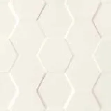 Керамическая плитка elementary Вайт hex настенная 29,8x74,8