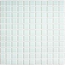 Мозаика white glass 30x30