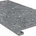 Ступени kerama marazzi sg632820r\gcf клееная Терраццо серый темный 33x60