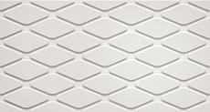 Керамическая плитка 3d white rhombus matt 30,5x56