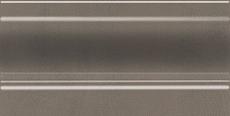 Керамическая плитка Плинтус Параллель коричневый 10x20