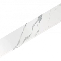 Ступени Италон Стелларис Статуарио Уайт угловая правая 620070002621 белый 33x160