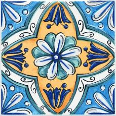 Керамическая плитка Декор Капри майолика stg\a456\5232 20x20