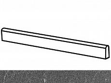 Керамогранит planet black battiscopa 7,2x60