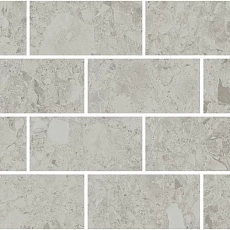 Керамическая плитка Декор kerama marazzi dd605820\mm Чеппо ди Гре мозаичный серый светлый матовый обрезной 20x34.6