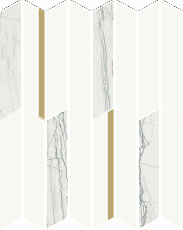 Мозаика Уайт Глосси мозаика Инфинити 30.7x38.7