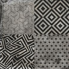 Керамогранит rust black d01 40x40