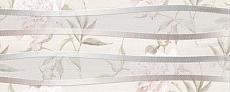 Керамическая плитка турин цветы светло-бежевый 20x50