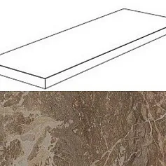 Ступени Привиледж/ privilege Мока Угловая Правая 33x120