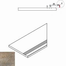 Керамогранит ЭМЕРАЛЬД БОРТИК 30x60 ГРИП ПР 30x60