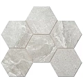 Мозаика estima ka01 Аметис Кайлас/ ametis kailas Хексагон grey Серый 25x28.5