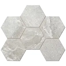 Мозаика estima ka01 ametis kailas hexagon grey серый 25x28.5