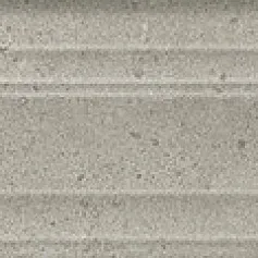 Керамическая плитка Бордюр Багет Монсеррат серый светлый обрезной 7.3x40