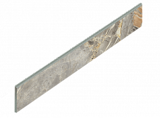 Керамогранит Верона Серый Плинтус 90 7,2x90