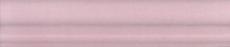 Керамическая плитка Бордюр Багет Мурано розовый 3x15