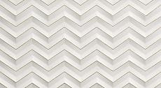 Керамическая плитка 3d white chevron glitter matt 30,5x56