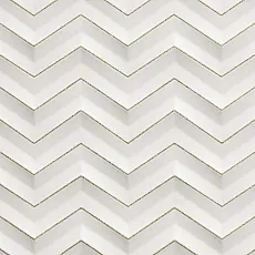 Керамическая плитка 3Д Вайт/ 3d white chevron glitter Матт 30,5x56