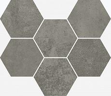Мозаика terraviva dark mosaico hexagon 25x29