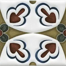 Керамическая плитка Декор Клемансо орнамент stg\b620\16000 7,4x15