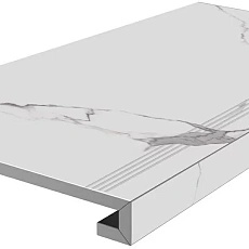 Ступени kerama marazzi sg849992r\gcf клееная Монте Тиберио белый лаппатированный 33x80