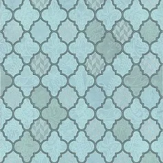 Керамическая плитка Декор Фоскари бирюзовый 25x40