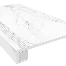 Ступени Комплект estima sm01 Аметис Суприм Платинум (33x120 непол. прямоугол. бортик с насечками + Подступенок 14,5x120) 33x120