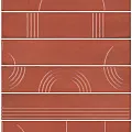 Керамическая плитка Панно kerama marazzi kmp3sta005rn6x Панно Мажорель красный глянцевый из 6 частей 28.5x36