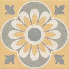 Керама Марацци Декор Kerama Marazzi VT\A462\5009 Эрмитаж 3 матовый жёлтый 