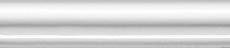 Керамическая плитка Бордюр Багет Авеллино белый 3x15