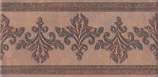 Керамогранит бордюр честер коричневый 14,7x30,2