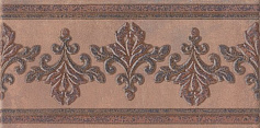 Керама Марацци Бордюр Честер коричневый коричневый для офиса, для гостиной, для прихожей