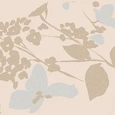 Керамическая плитка Декор Вилланелла Цветы беж 15x40