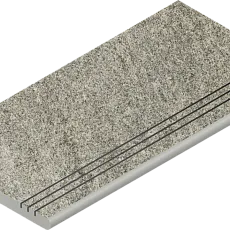 Ступени Нордика Сильвер закругленная грип 620040000164 серый 30x60