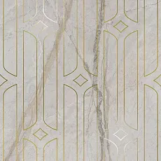 Керамическая плитка Декор kerama marazzi kmd3sta029br Ифран серый светлый глянцевый обрезной 60x119.5