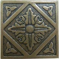 Керамическая плитка enigma вставка бронзовый 5x5