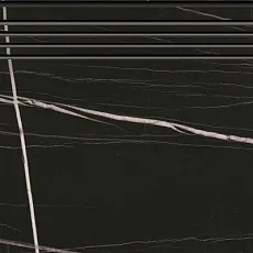 Ступени Керранова Марбл Тренд/ marble trend nero dorato k-1004/mr/st01/300x600x9 Черный 30x60