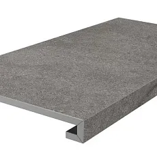 Ступени kerama marazzi km8080g0051rgcf фронтальная клееная Портленд серый тёмный матовый обрезной 33x80