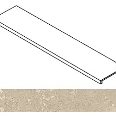 Ступени Атлас Конкорд Ринашенте Фьюжн Аггломерейт Лайт Фронтальная 620070003261 бежевый 33x120