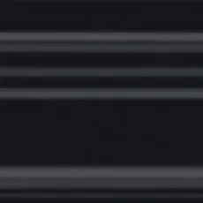 Керамическая плитка Бордюр Багет Альвао черный 5x20