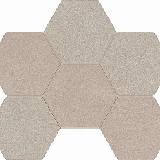 Мозаика estima ln01/te01 Луна/ luna Хексагон Беж Бежевый 25x28.5