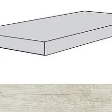 Ступени Айконик/ iconic Вайт Ступень Угловая Правая 33x160