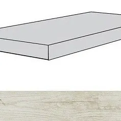 Ступени Айконик/ iconic Вайт Ступень Угловая Правая 33x160