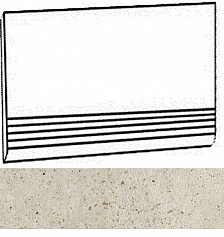 Италон SKYLINE SNOW GRADINO 30X60 белый для дома для крыльца для офиса для улицы