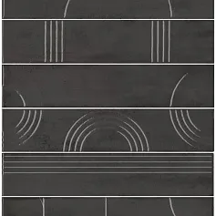 Керамическая плитка Панно kerama marazzi kmp3sta009rn6x Панно Мажорель черный глянцевый из 6 частей 28.5x36