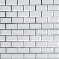 Мозаика Вайт bar 30x30