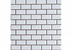 Мозаика white bar 30x30