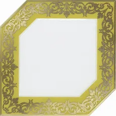 Керамическая плитка Декор Клемансо оливковый 15x15